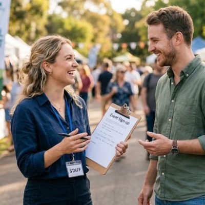Your Ex Is Secretly Testing You (Don't Fail) woman with clipboard talking to man